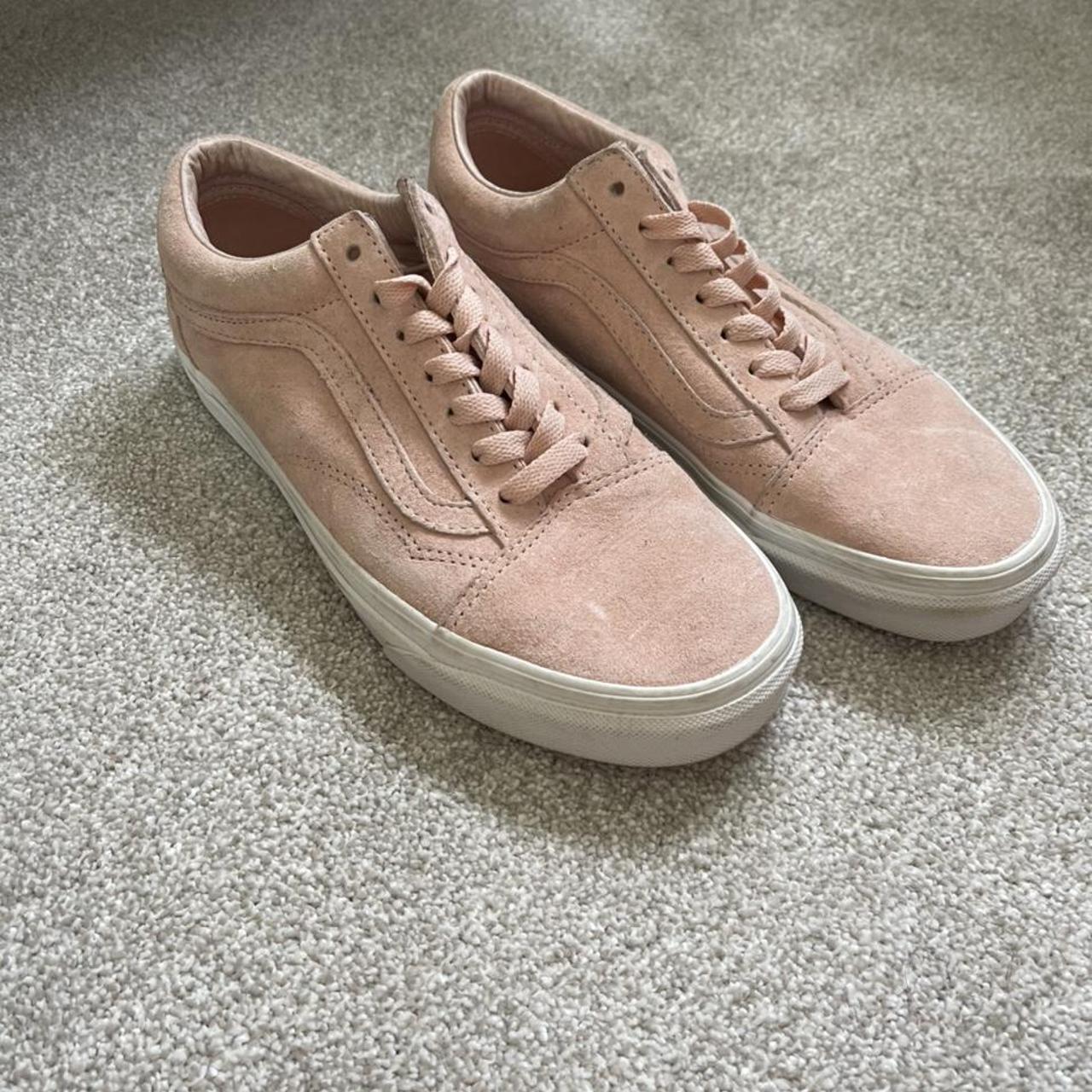 old school light pink vans