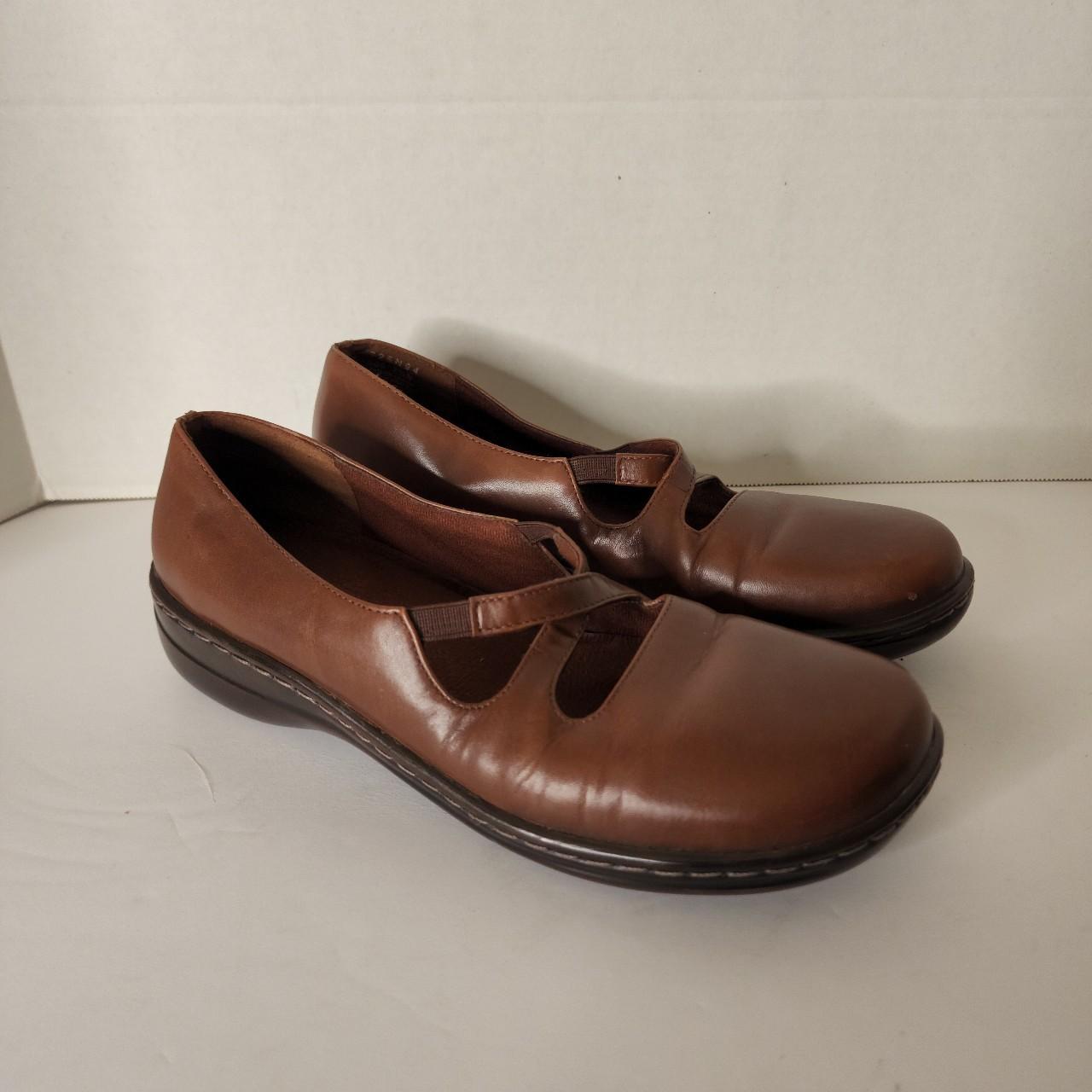 Naturalizer brand, brown, leather, Mary Jane... - Depop