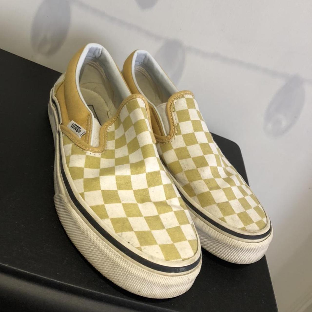 dirty yellow vans