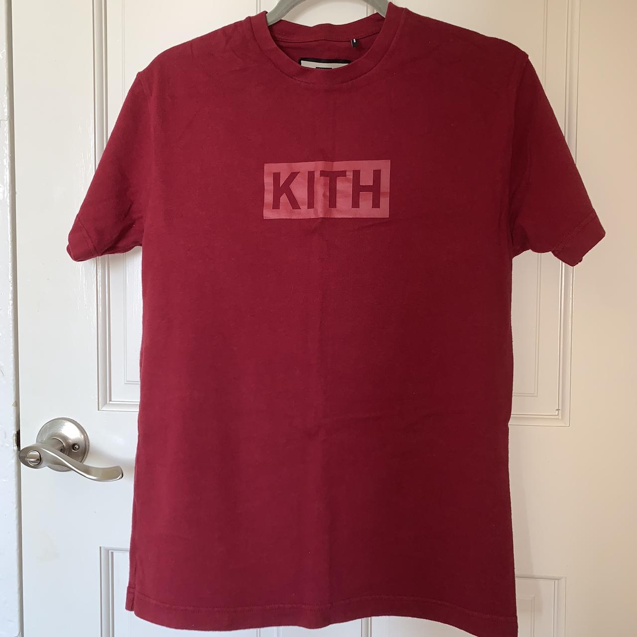 Kith Red Tonal Box Logo T-Shirt, TAKING OFFERS...