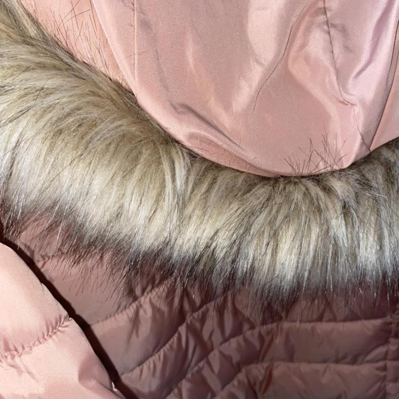 Light pink Zara puffer jacket in size medium Zara... Depop