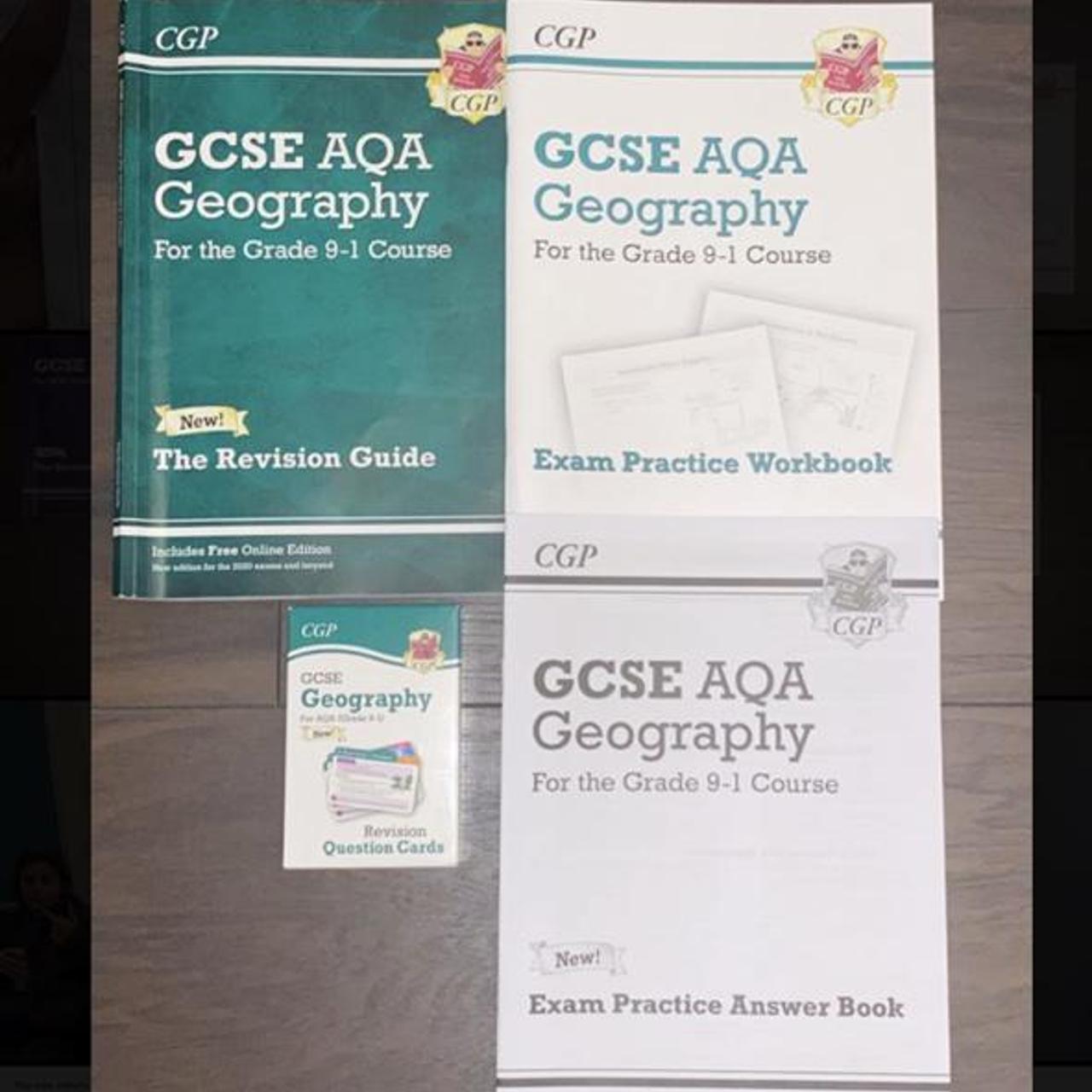 GCSE AQA Geography Revision Books & Flashcards >CGP... - Depop