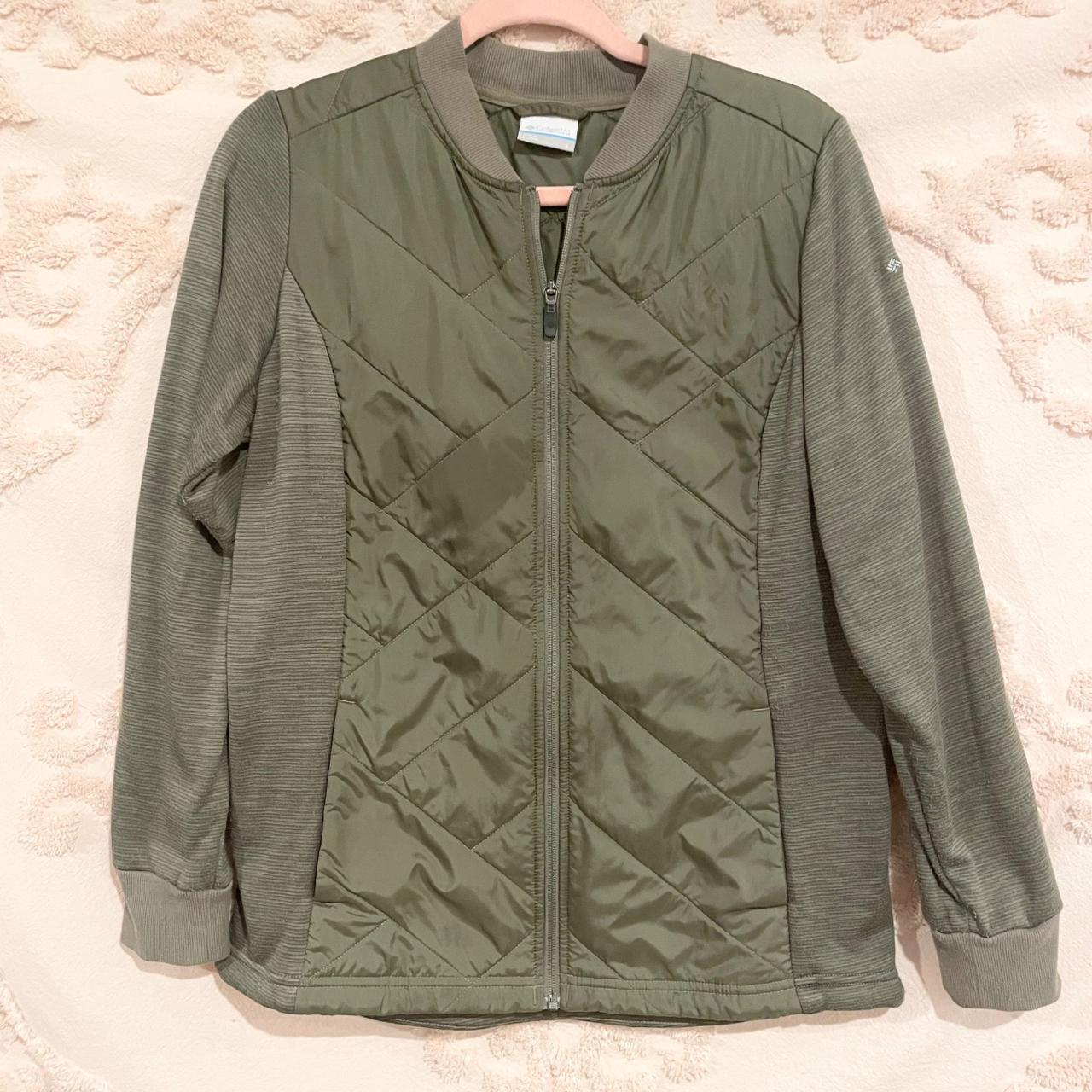 Columbia Olive Light Weight Coat tag size:... - Depop