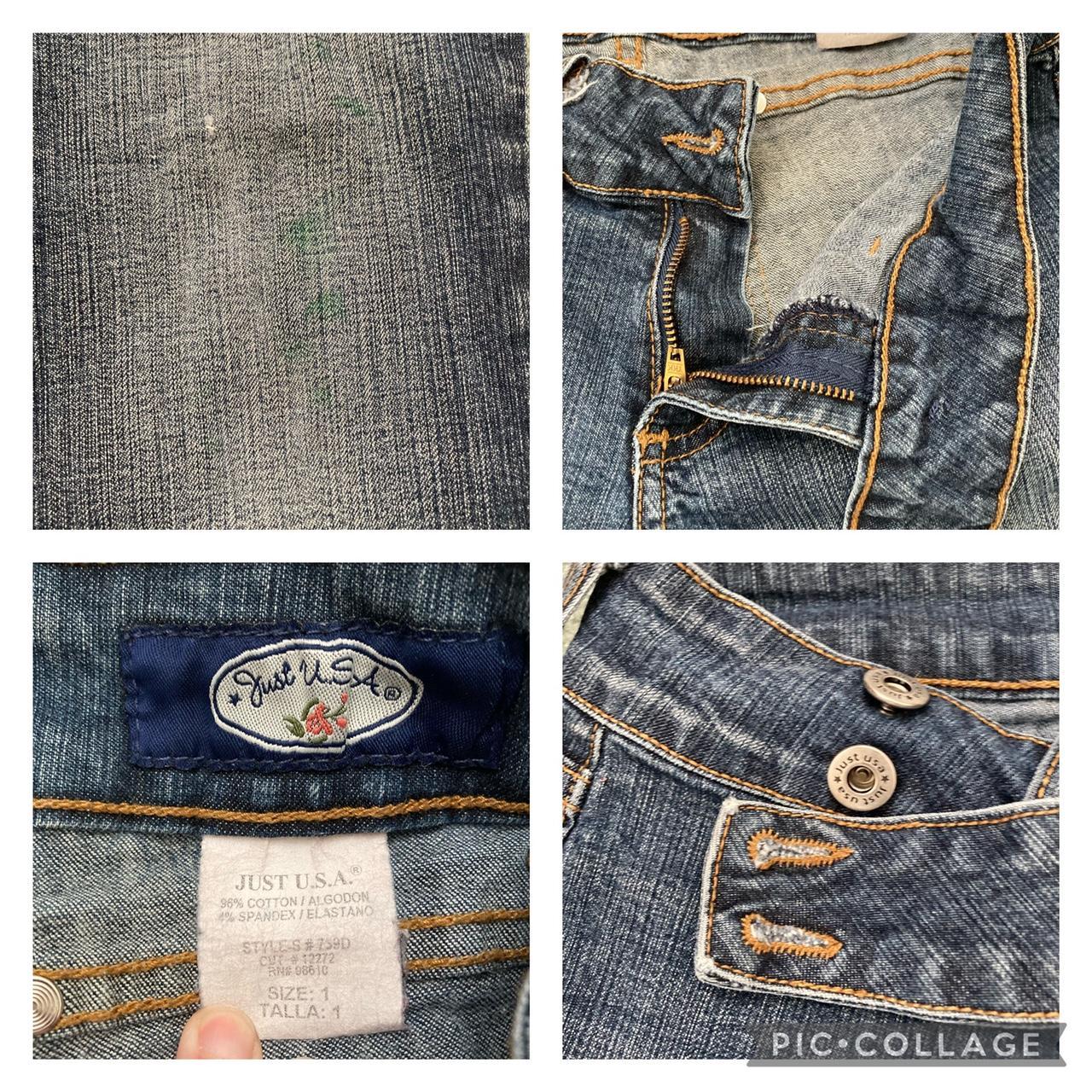 Vintage Y2k Low Rise Flare Jeans Missing The... - Depop