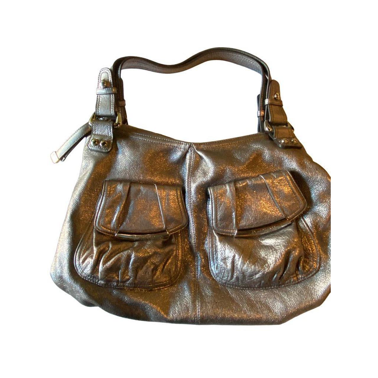 b. makowsky | Bags | B Makowsky Silver Crossbody Bag Size Small | Poshmark
