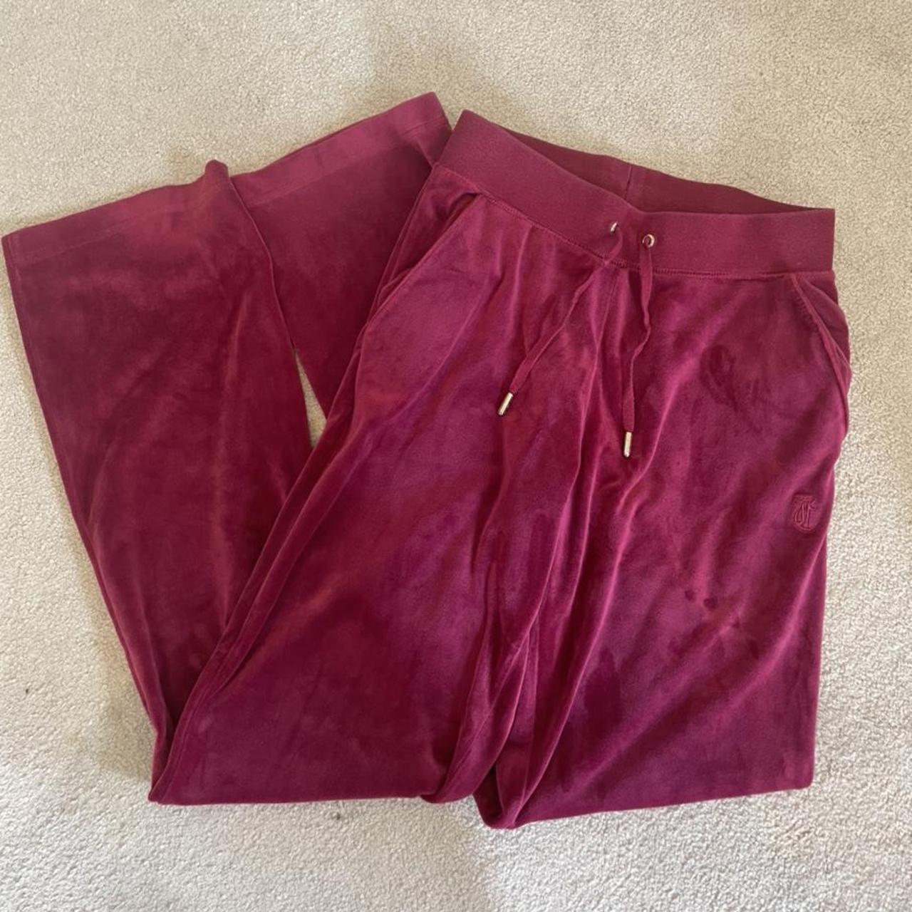 Juicy Couture Women's Red Joggerstracksuits Depop