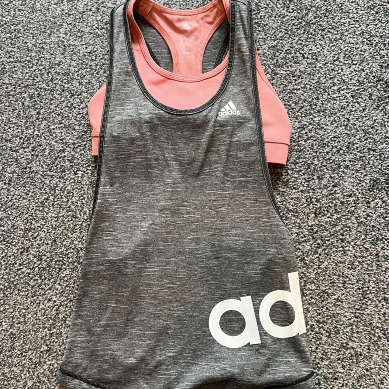 adidas 2 in 1 tank top