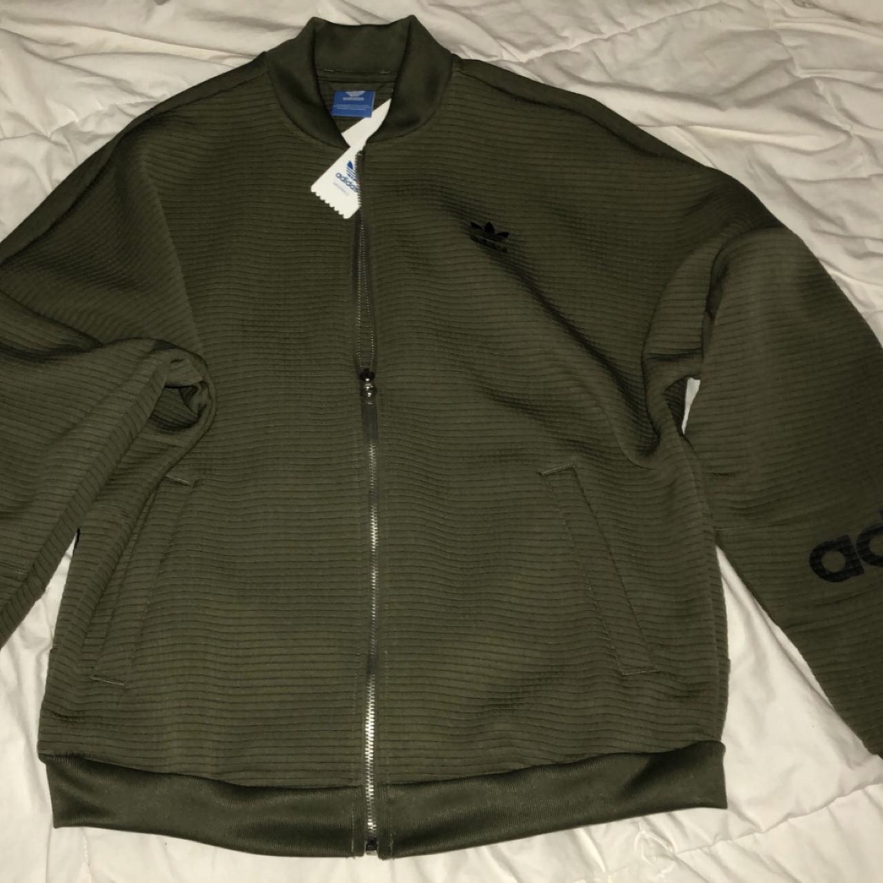 adidas jacket army green