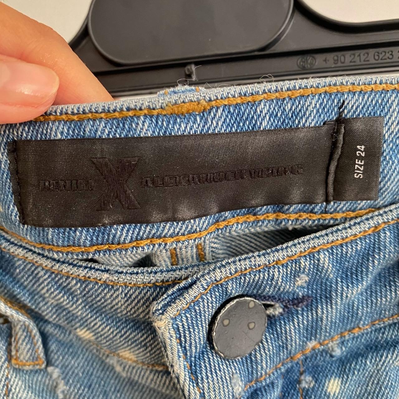 Alexander wang jeans zipper cheap