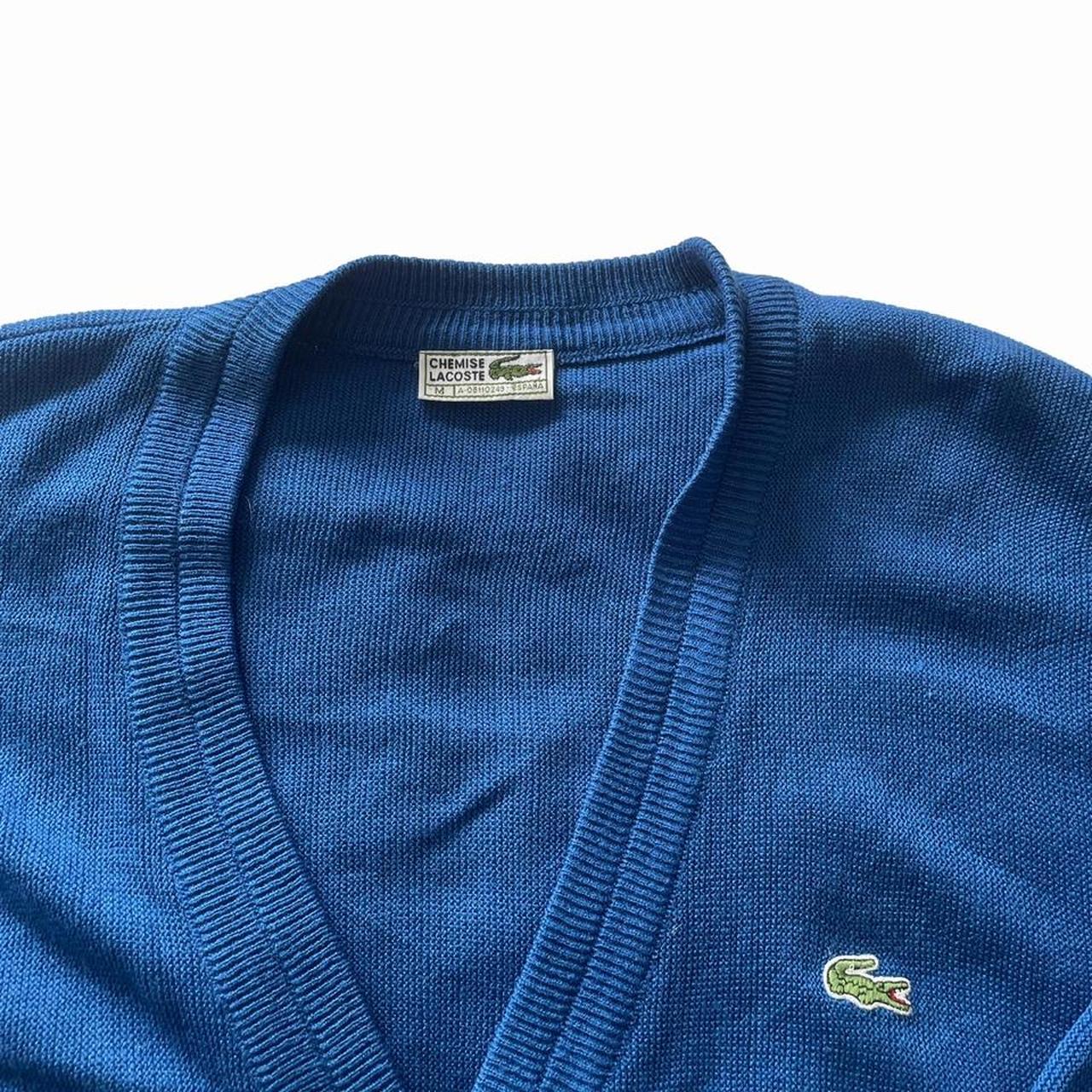 Lacoste Men's Blue Cardigan | Depop