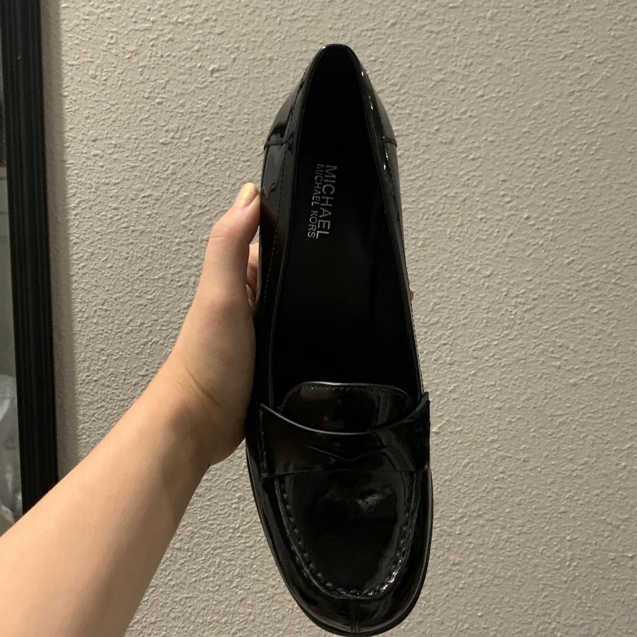 michael kors high heel loafers