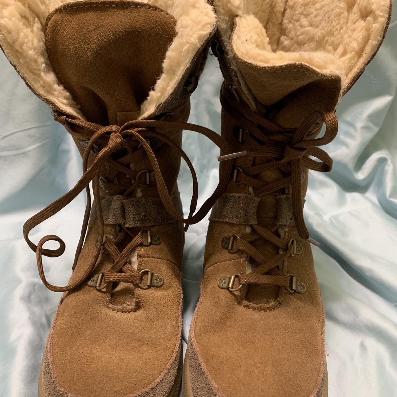 Bearpaw lace up hot sale winter boots