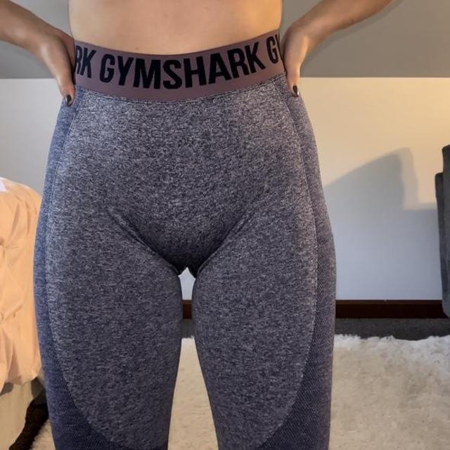 Gymshark Flex High Waisted Leggings Grey heathered - Depop