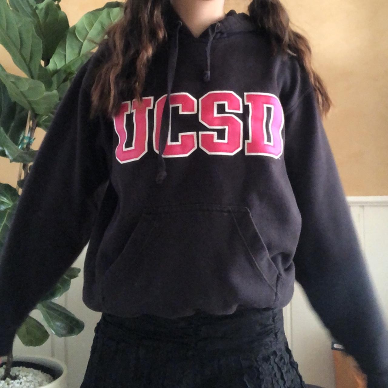 Black and pink San Diego hoodie. I love this piece - Depop