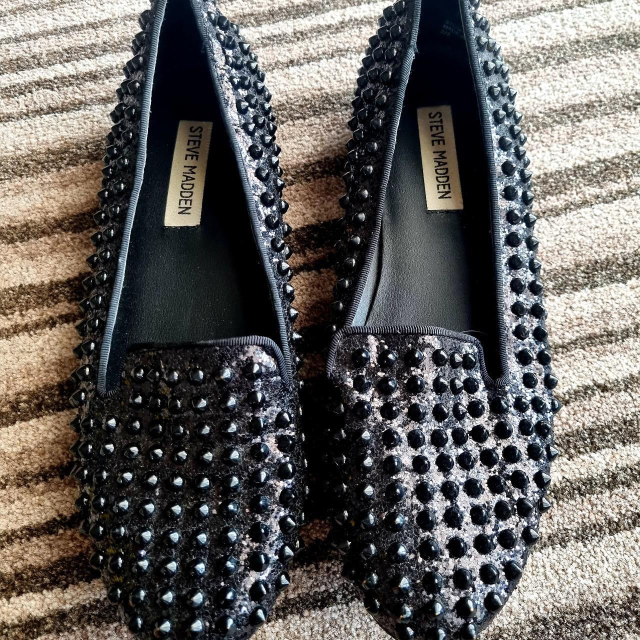 Steve madden sale studded loafers womens