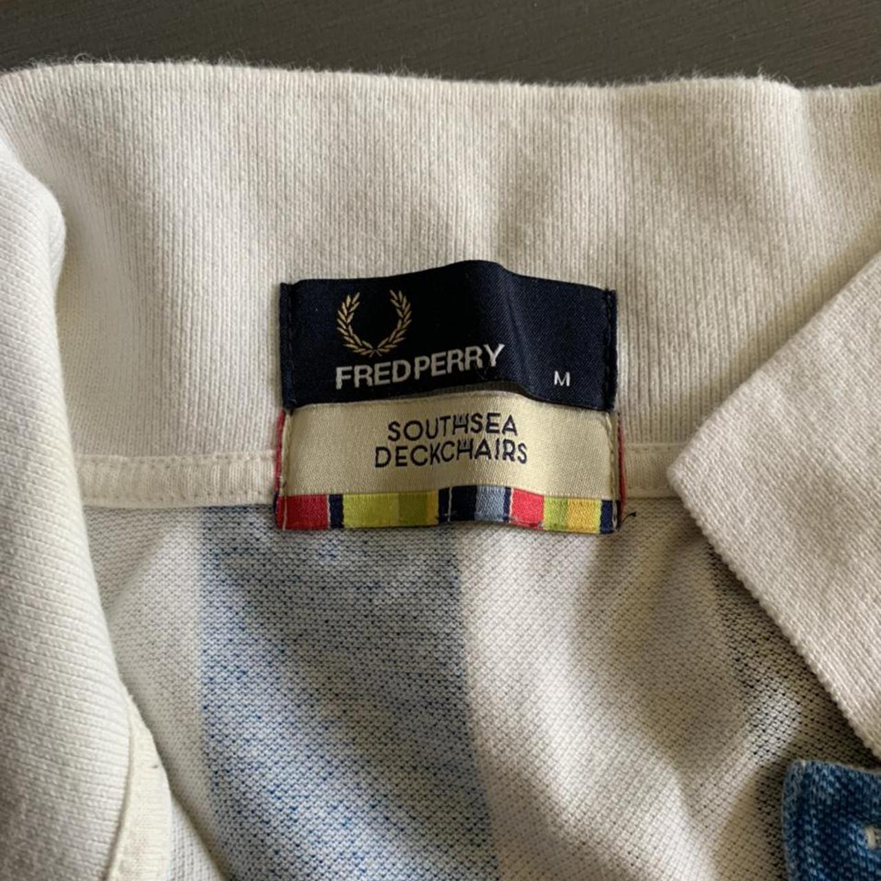 Fred Perry x Southsea Deckchairs collab polo shirt. | Depop