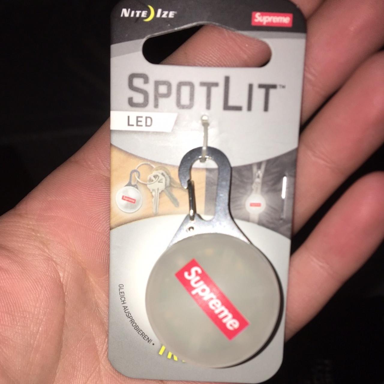 supreme spotlight keychain