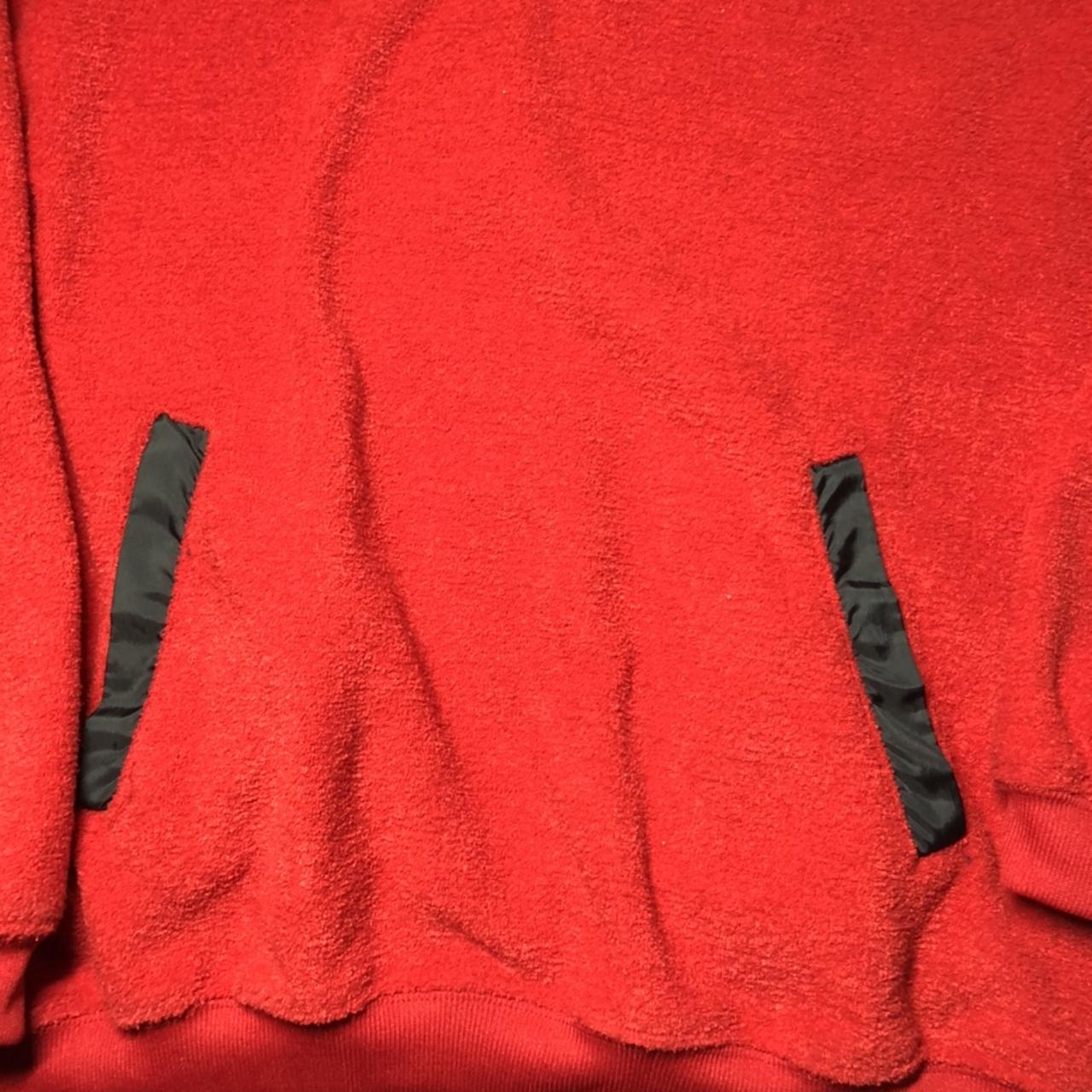 Men's Red and Black Jumper | Depop