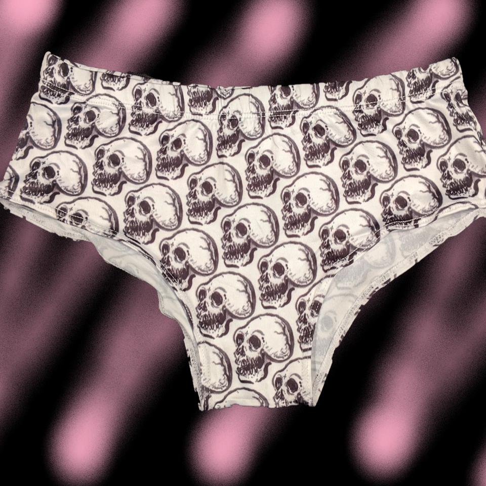 Women's Bone Daddy Panties Size XS/S Milk Silk - Depop