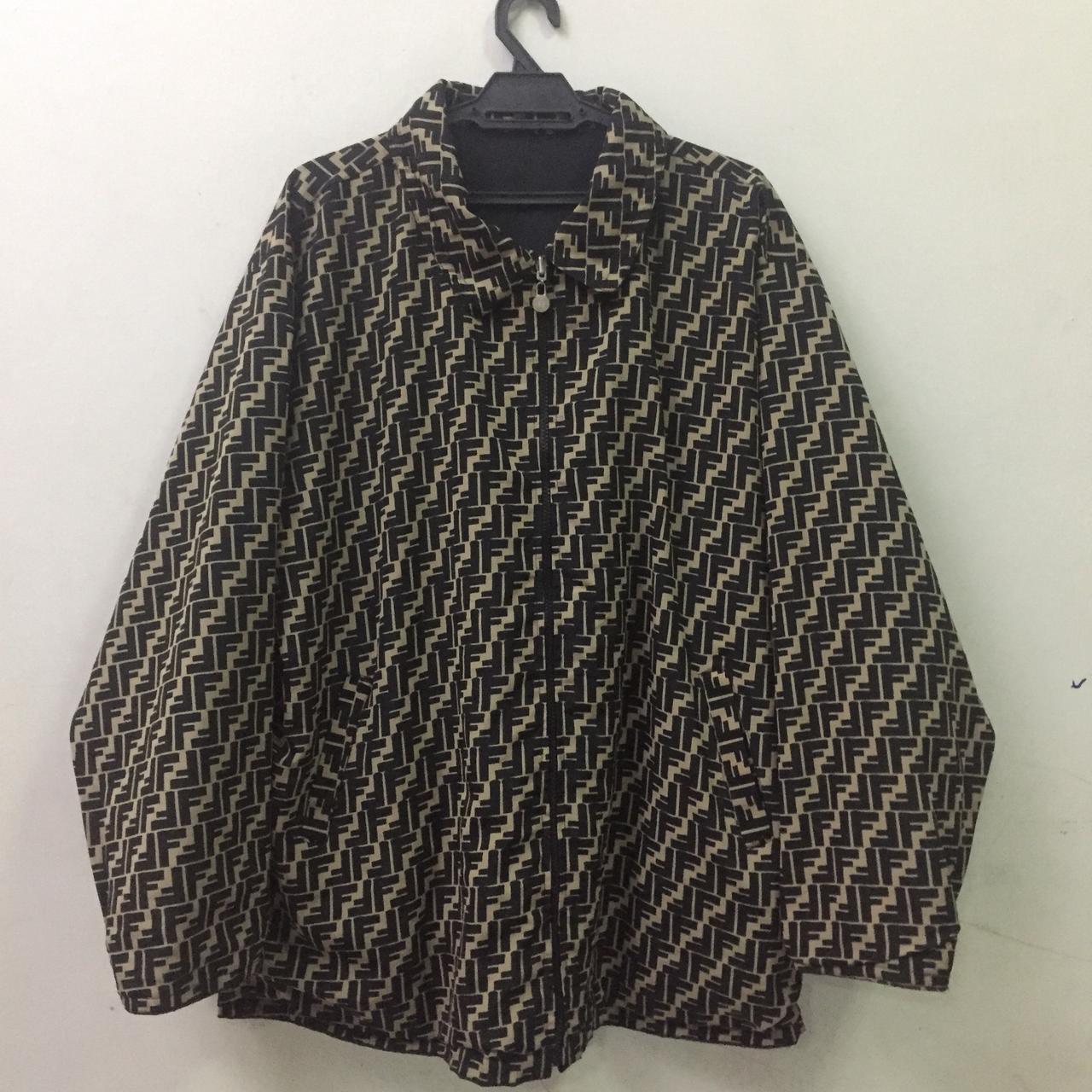 Fendi monogram shop reversible jacket