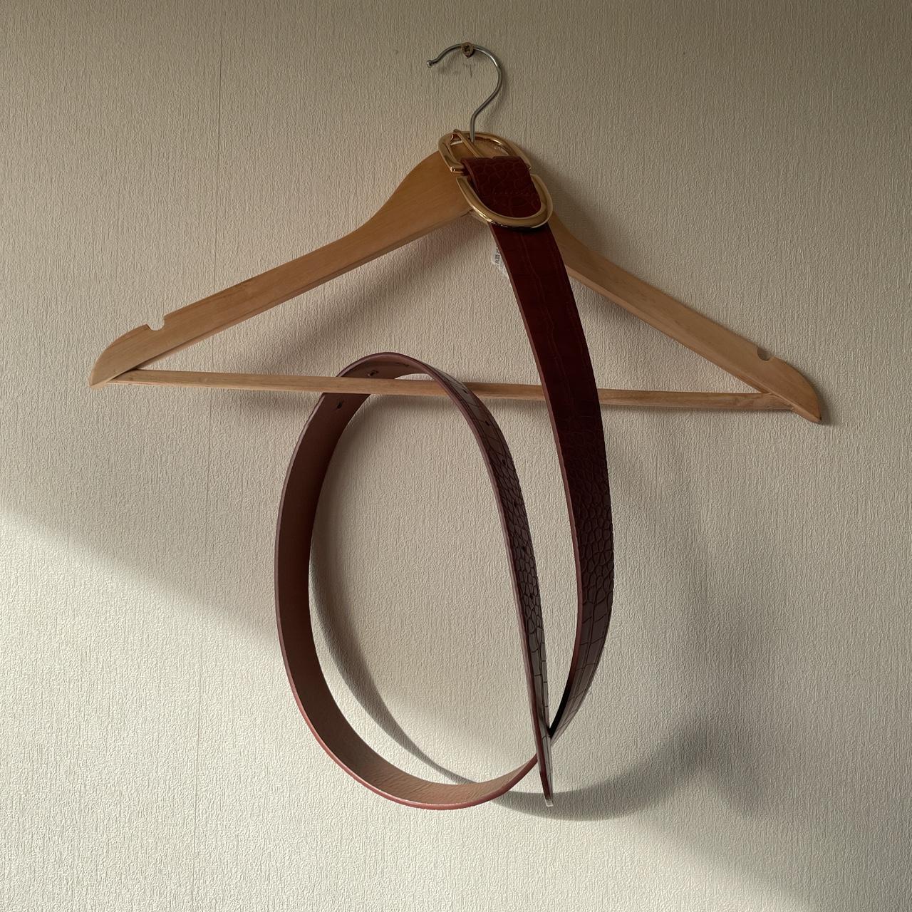 Primark Women's Brown and Gold Belt Depop