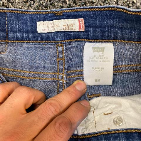 Levis 512 bootcut clearance jeans