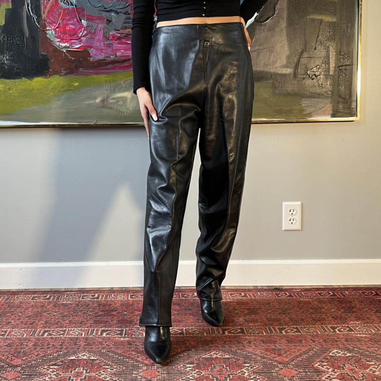 Vakko on sale leather pants