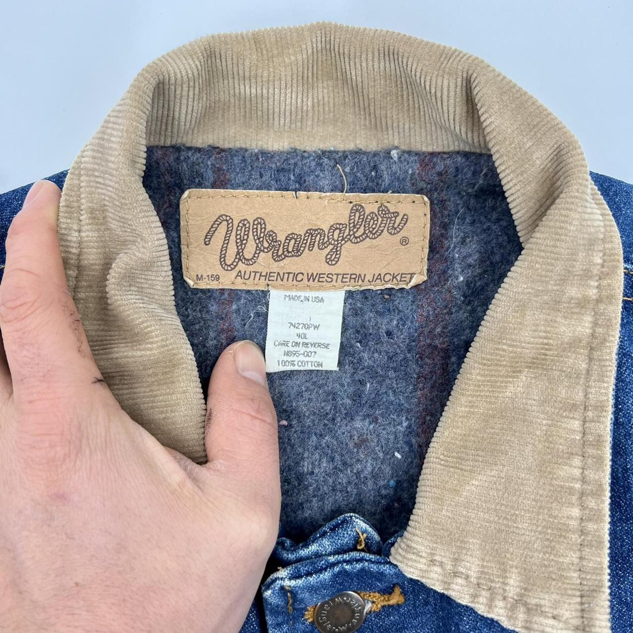 Fleece Lined Denim Rancher Jacket Brand: Wrangler,... - Depop