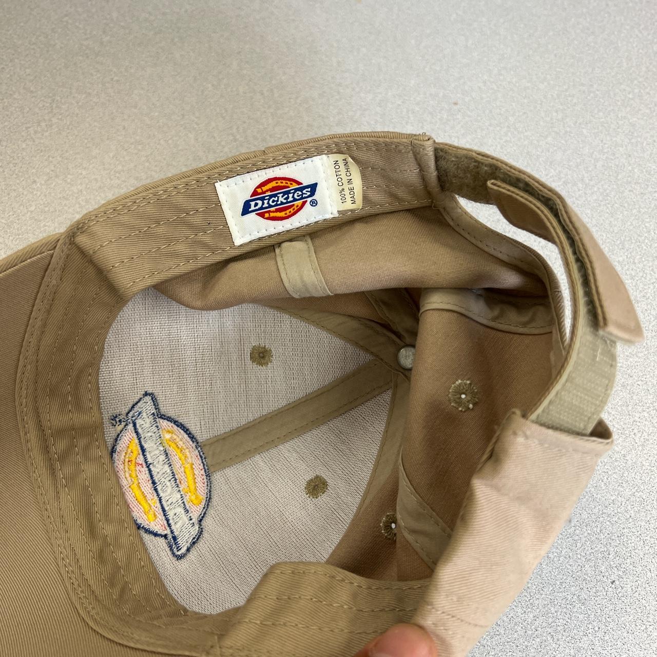 Dickies Tan Baseball Hat Size: One Size Fits... - Depop