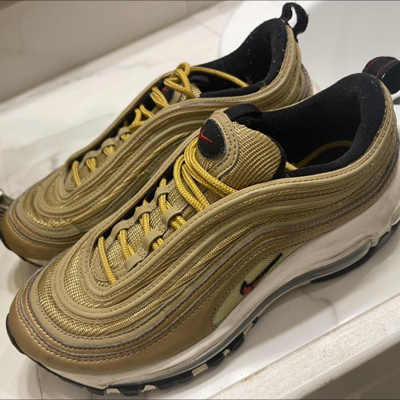 Metallic Gold Nike Air Max 97 OG Size 7 but fits... - Depop