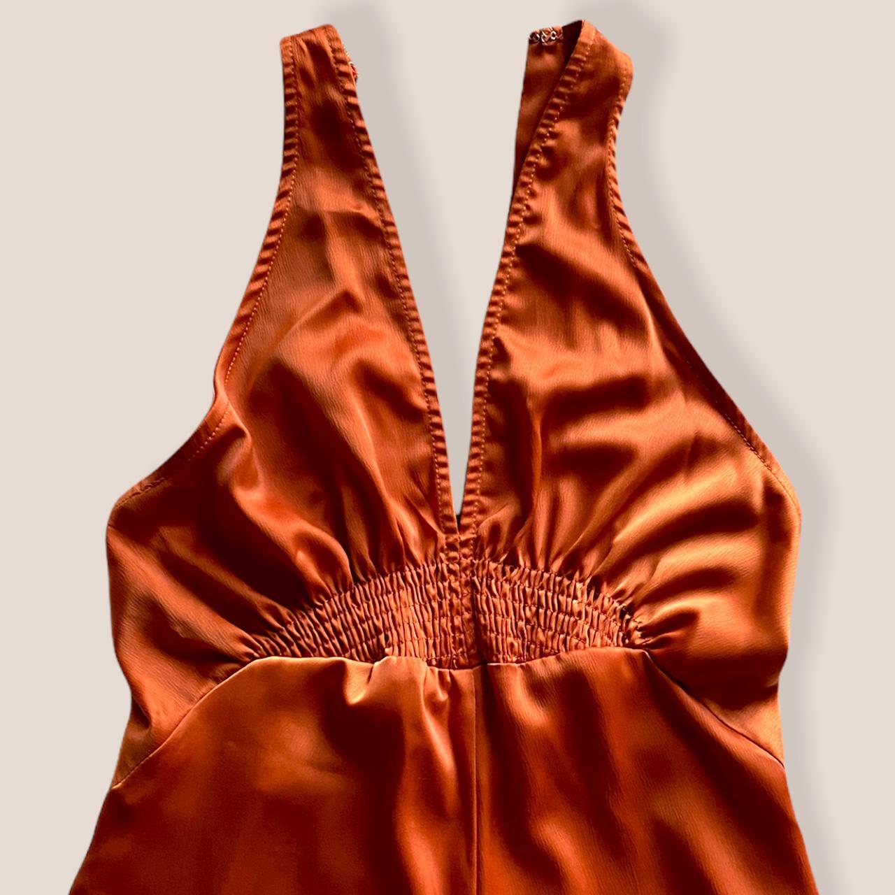 Nasty Gal Women's Orange Dress Depop