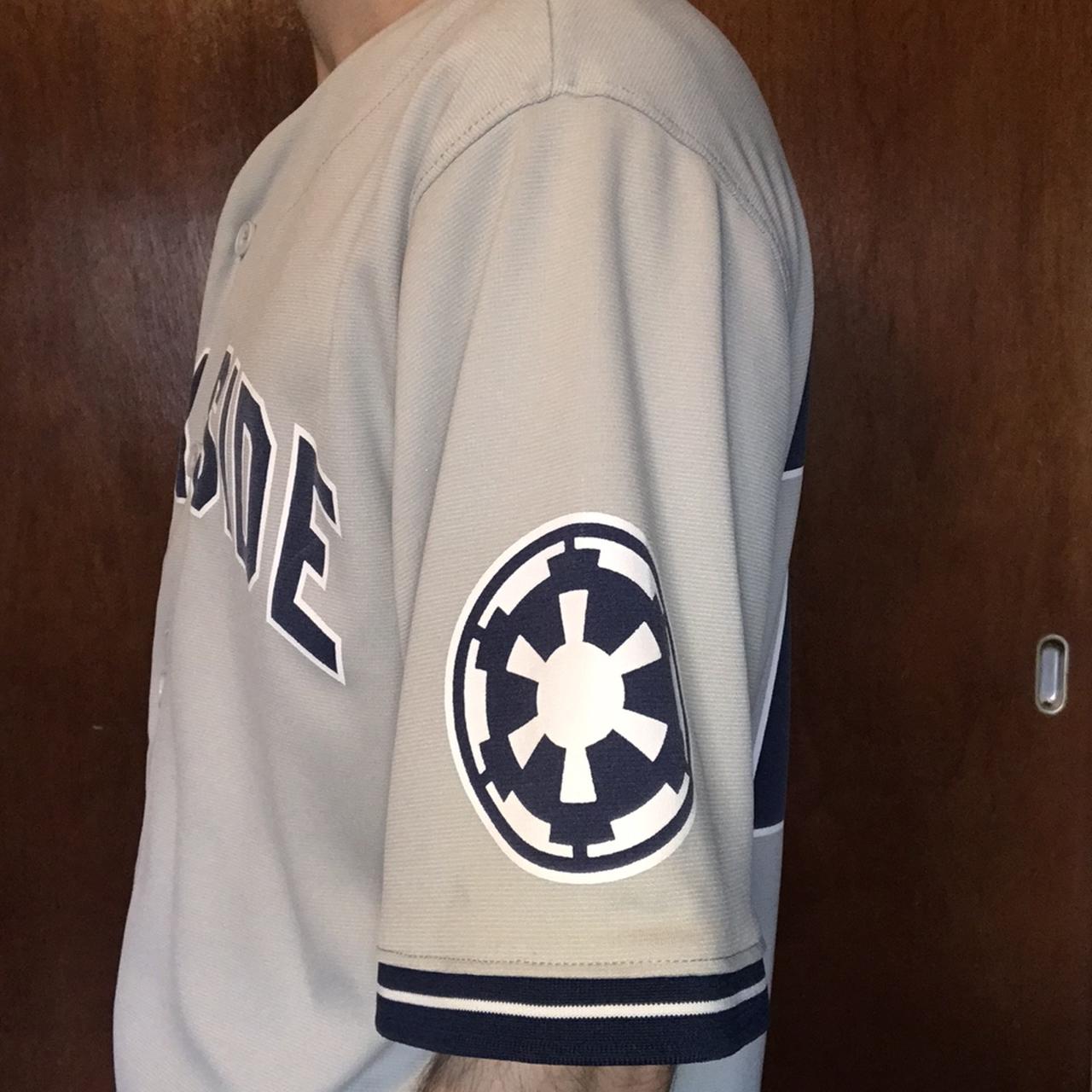 Star Wars Dark Side Baseball Jersey 77 Large Fifth - Depop