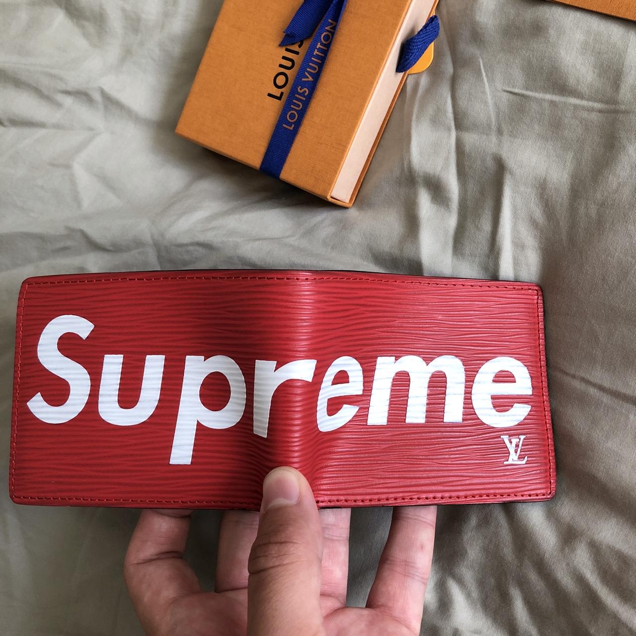 Louis Vuitton Supreme Wallet - 2 For Sale on 1stDibs