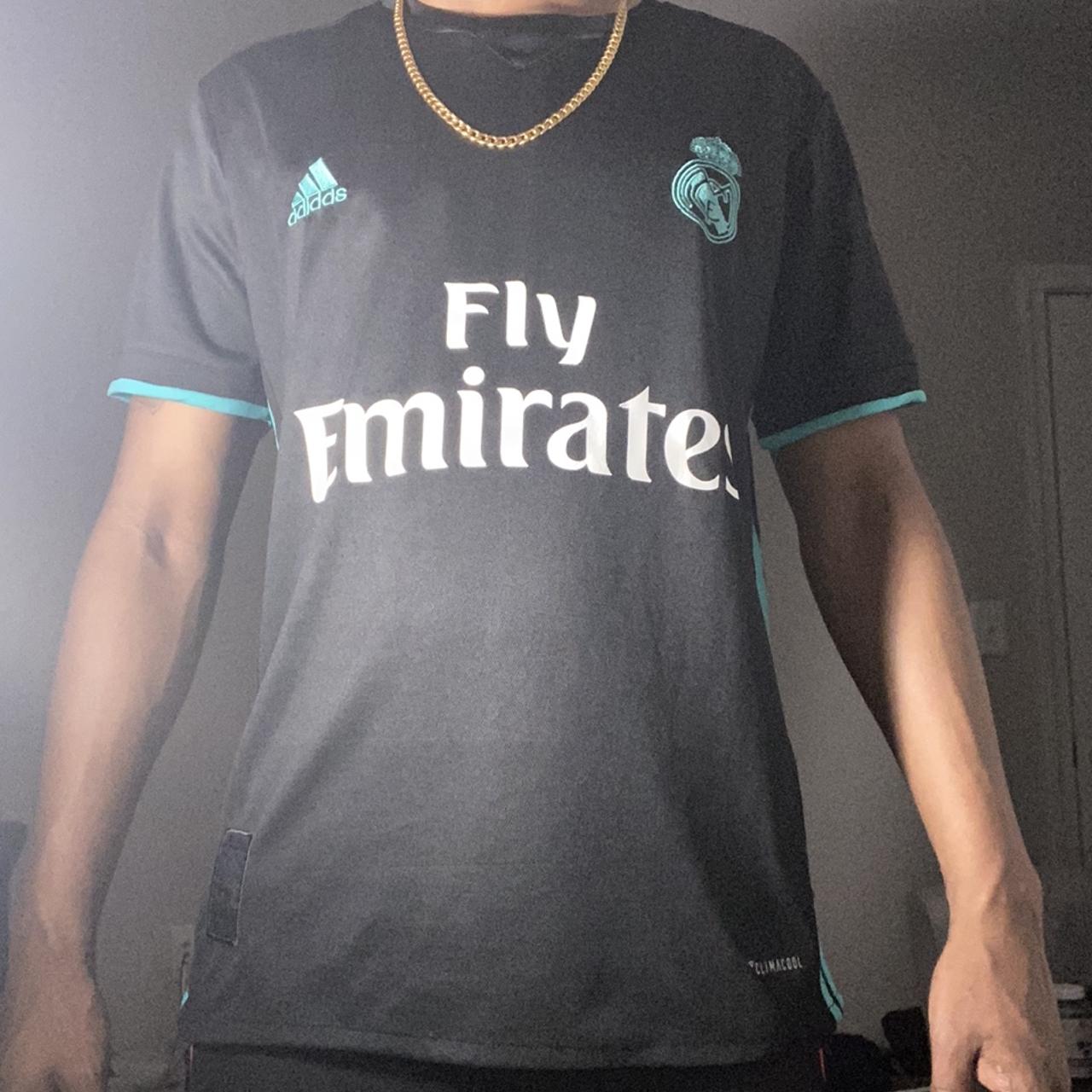 ADIDAS REAL MADRID 2018 AWAY RONALDO BLACK JERSEY