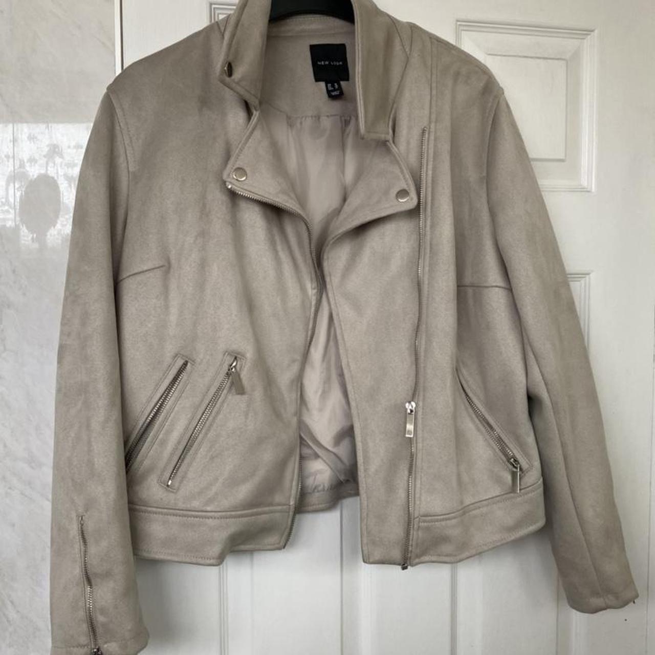 New Look Silver/Grey Jacket Only ever worn once, in... - Depop