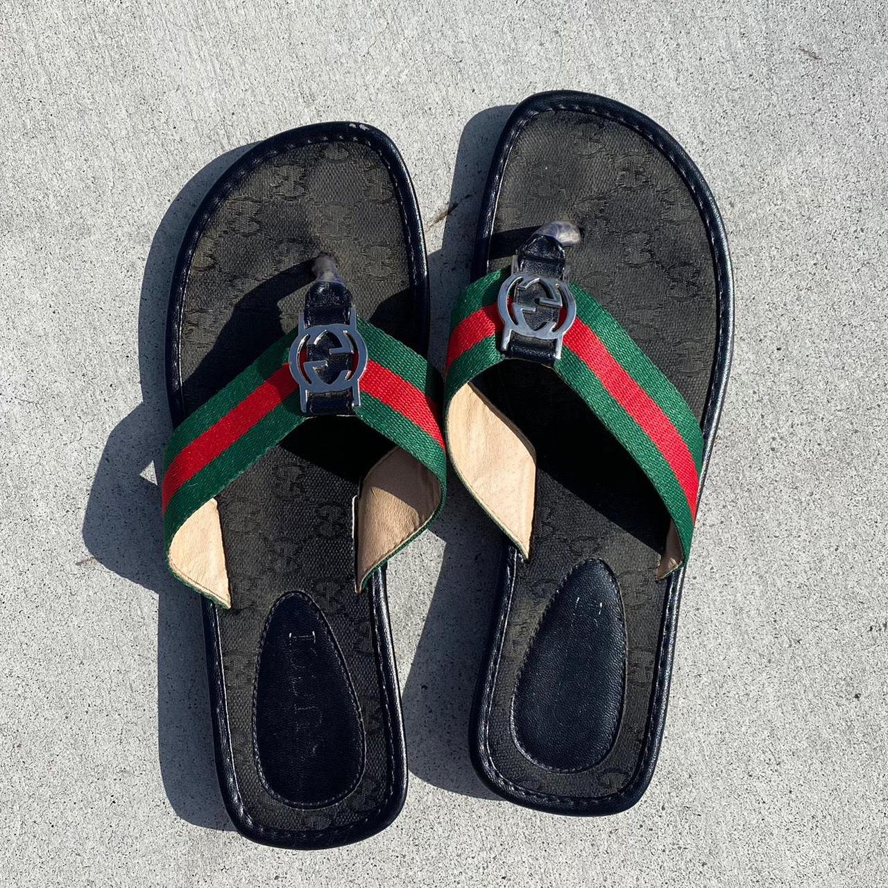 Original gucci best sale flip flops