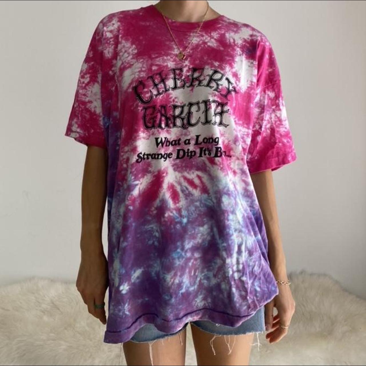 Vintage 90s cherry Garcia tie dye shirt Incredible... Depop