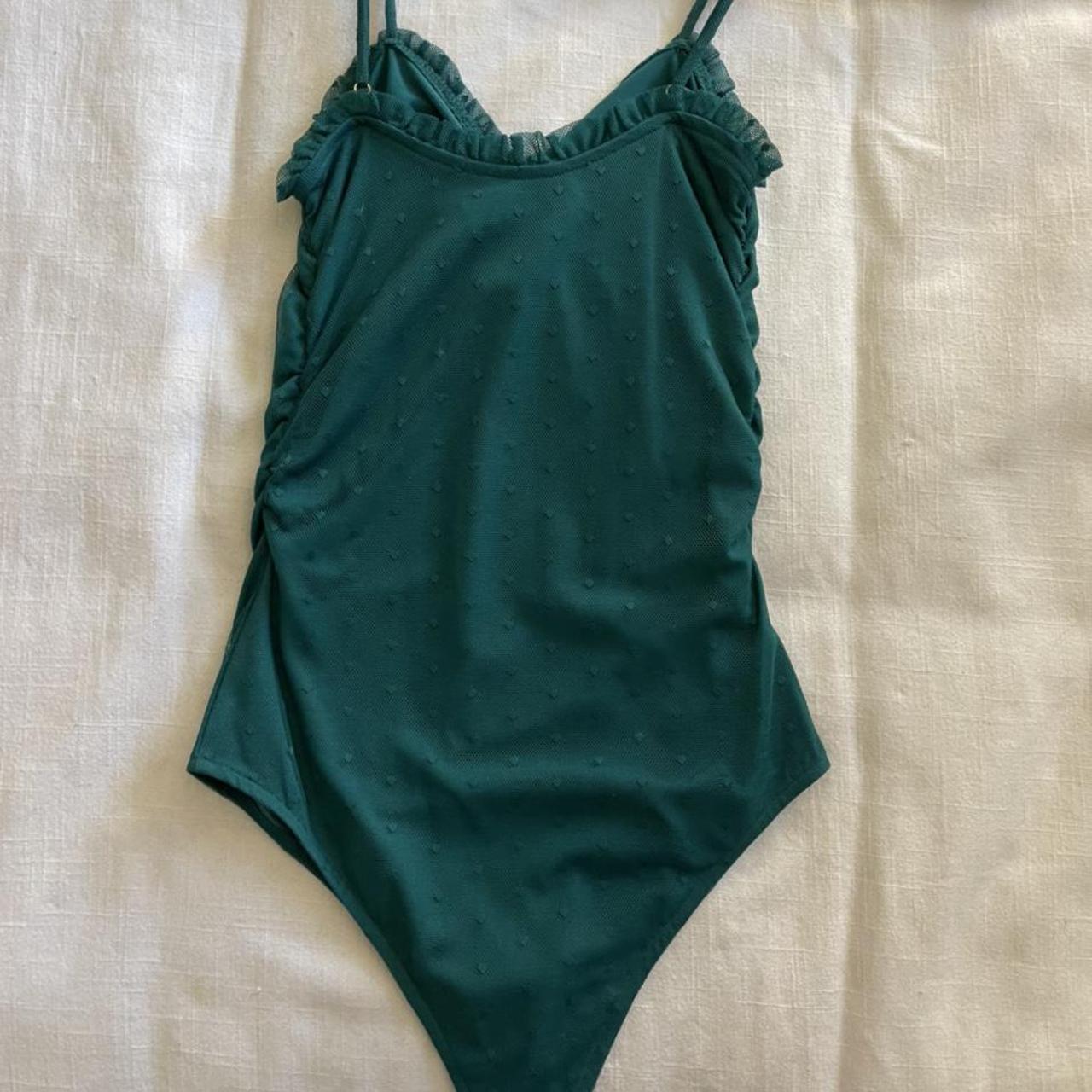 House of Harlow Women's Green and Blue Bodysuit (3)