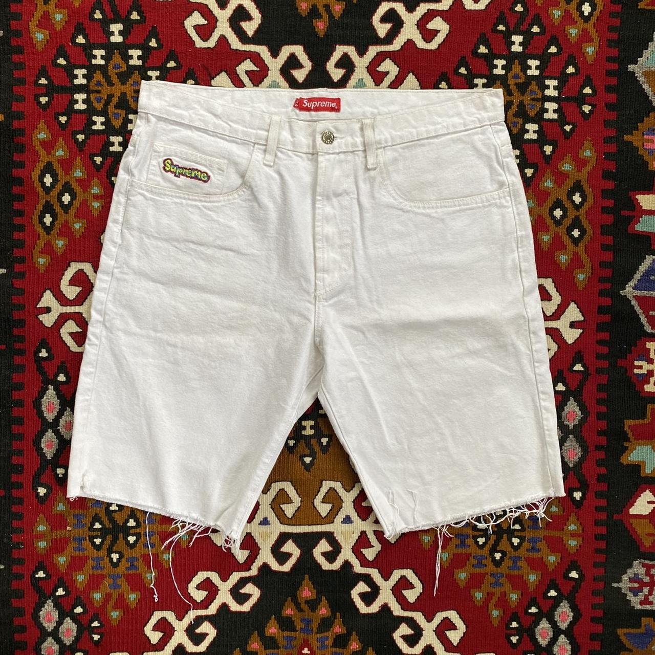 Supreme hotsell jean shorts