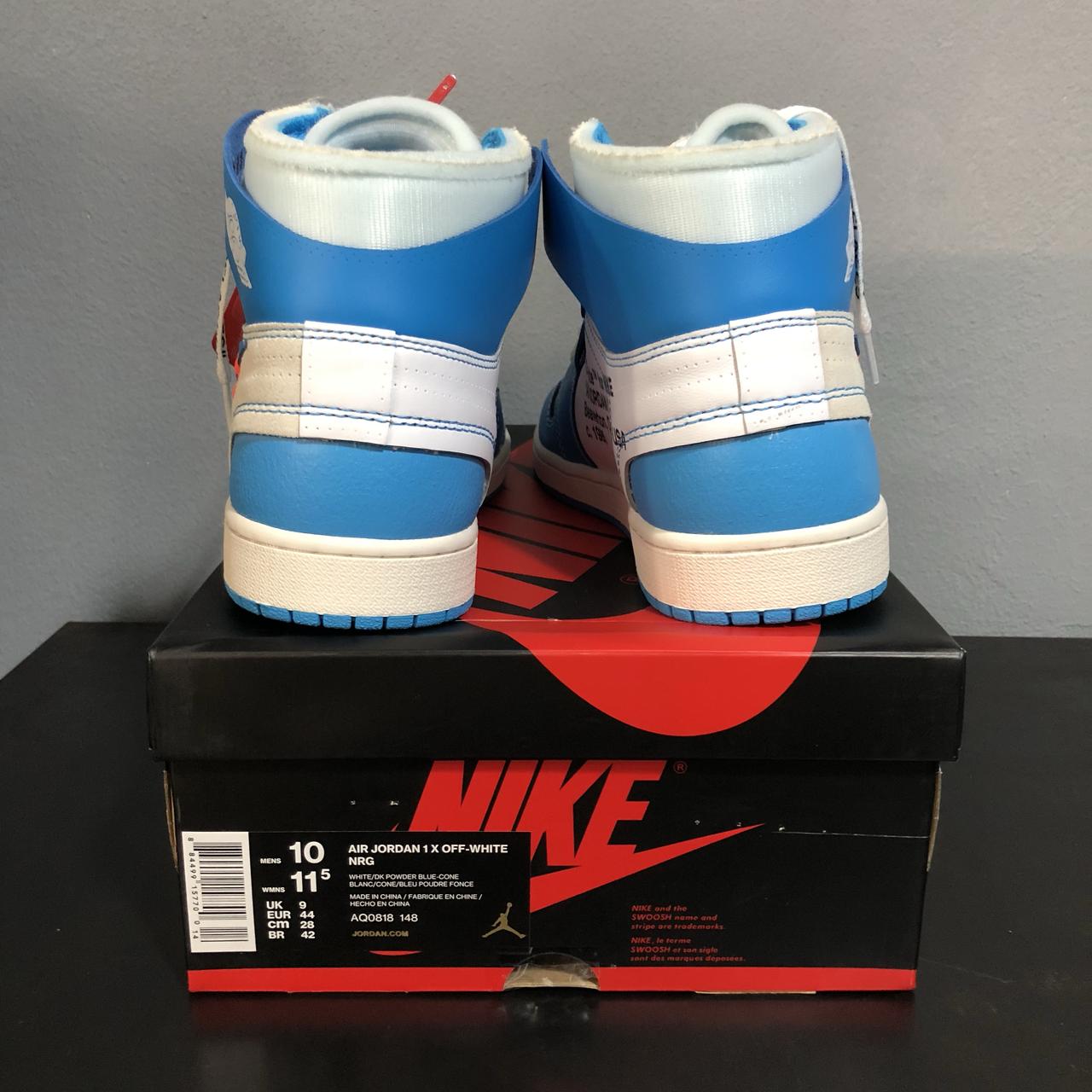 Air Jordan 1 ✘ off white UNC. A Super limited pair - Depop