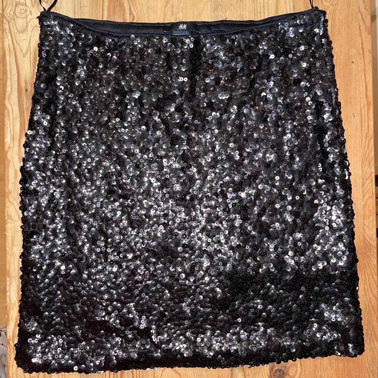 Brand new with labels Beautiful black sequin skirt... - Depop