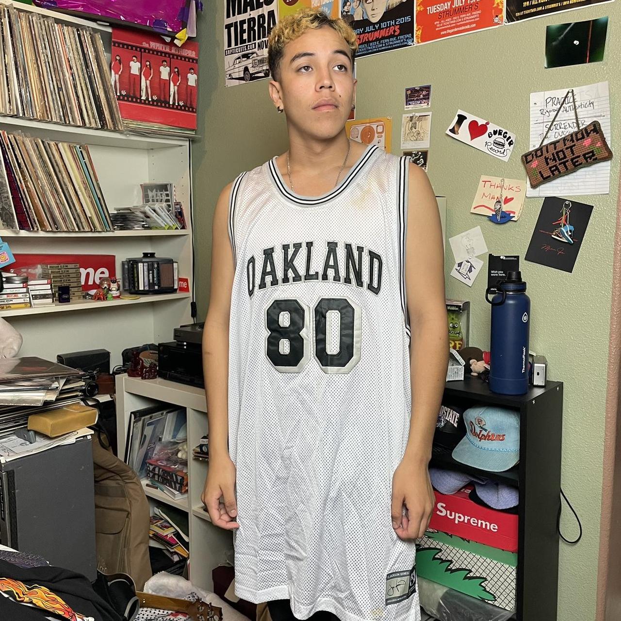 oakland basketball jersey