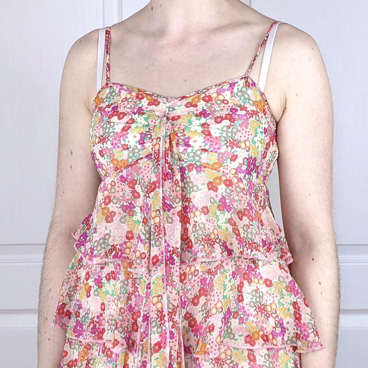 Ditsy Floral Tiered Dress Brand New Look Size UK... Depop