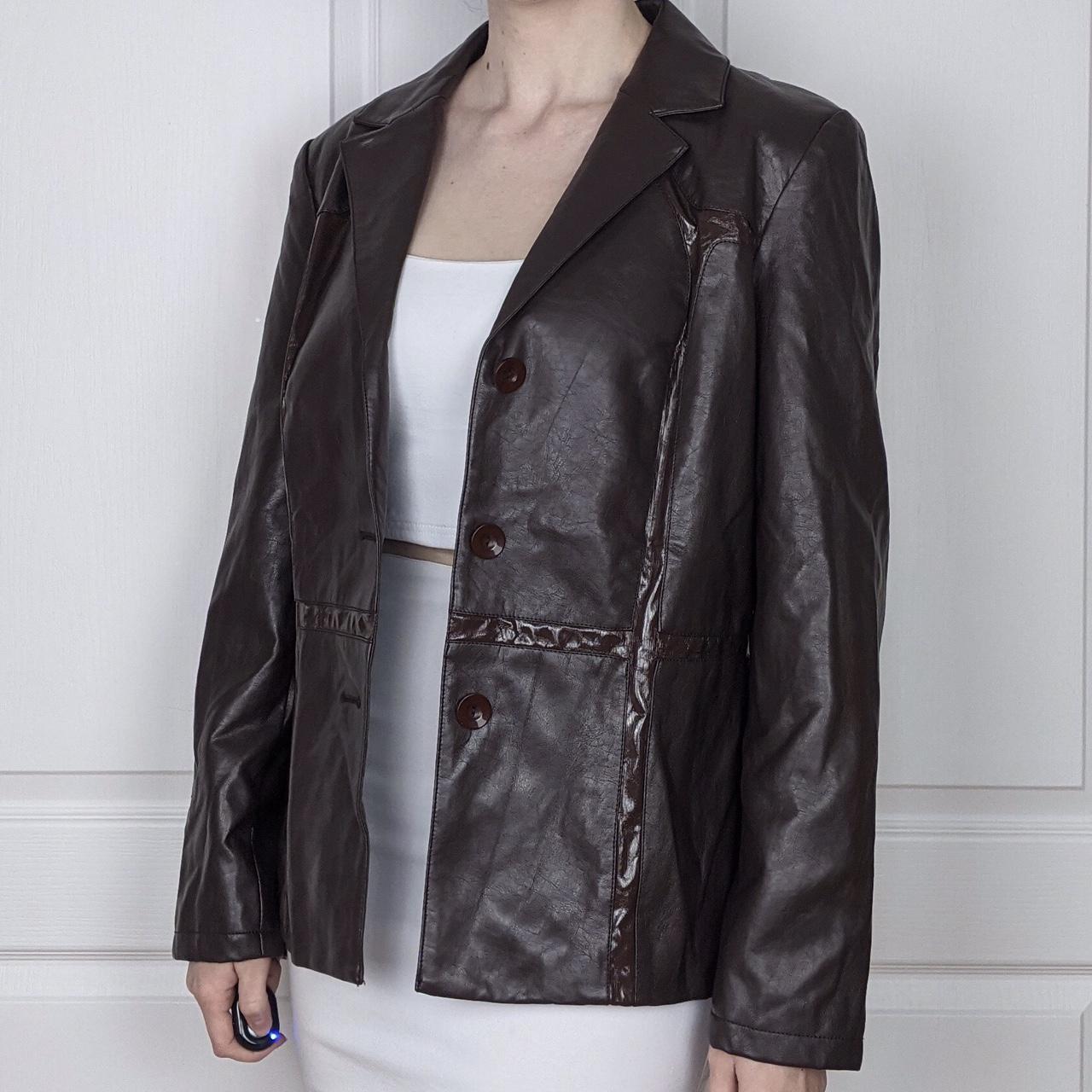 susan graver leather jacket