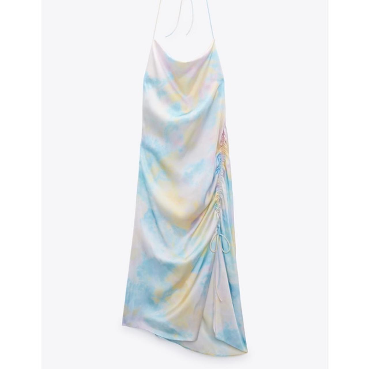 zara tie dye camisole dress