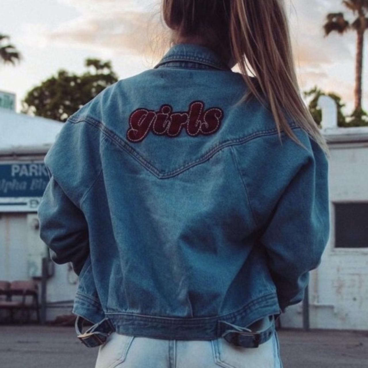Brandy Melville “Girls” denim jacket Very rare. One - Depop