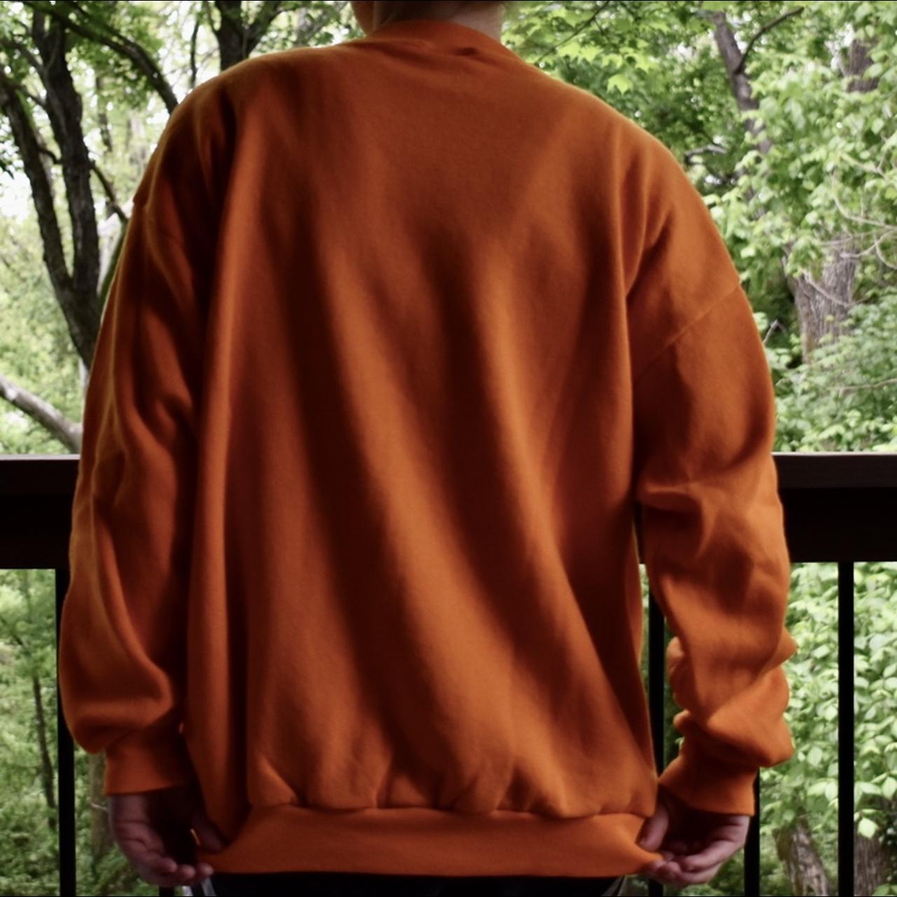Men's Orange Sweatshirt (2)
