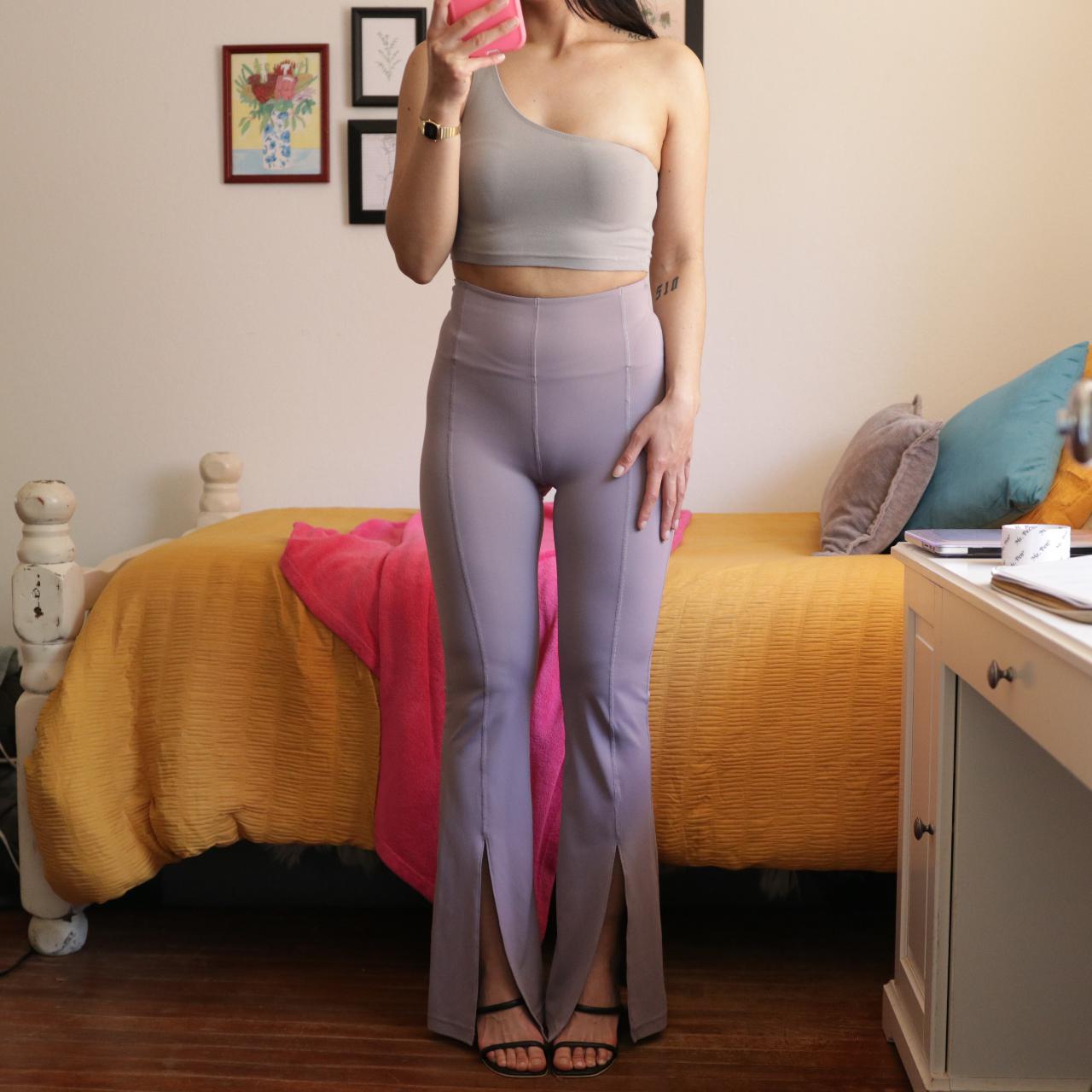 Lululemon In the Groove Slit Flare Pant in the color - Depop