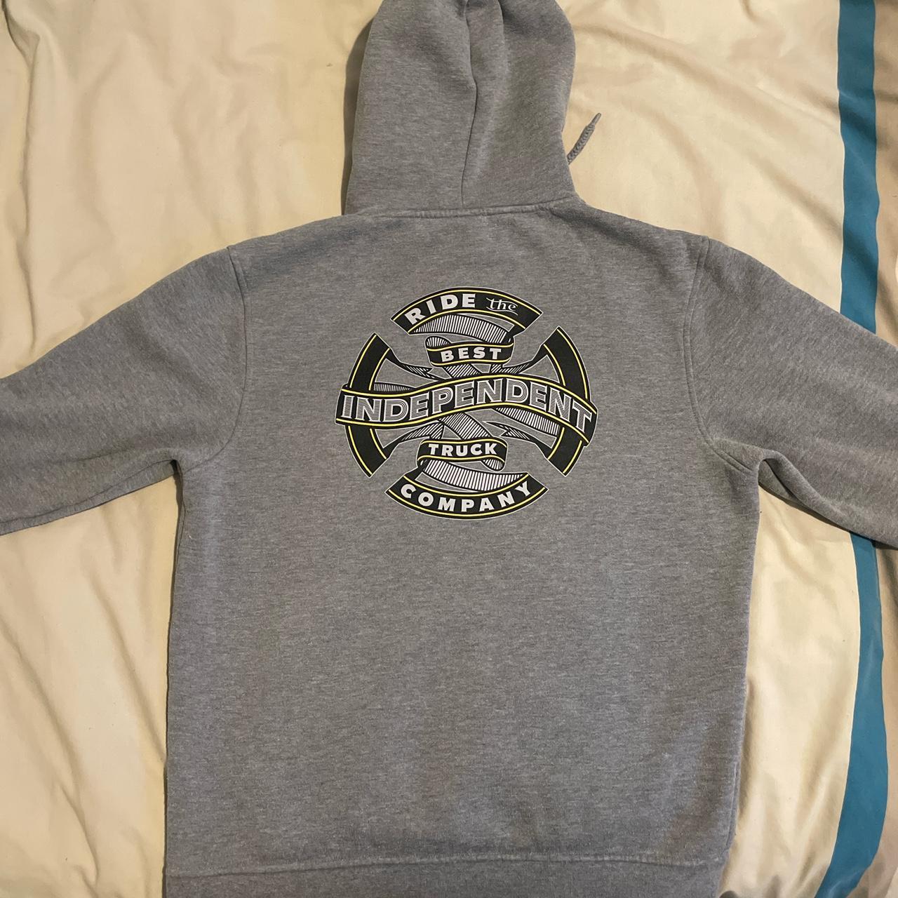 Independent Trucks Grey Hoodie Size Medium Like Depop