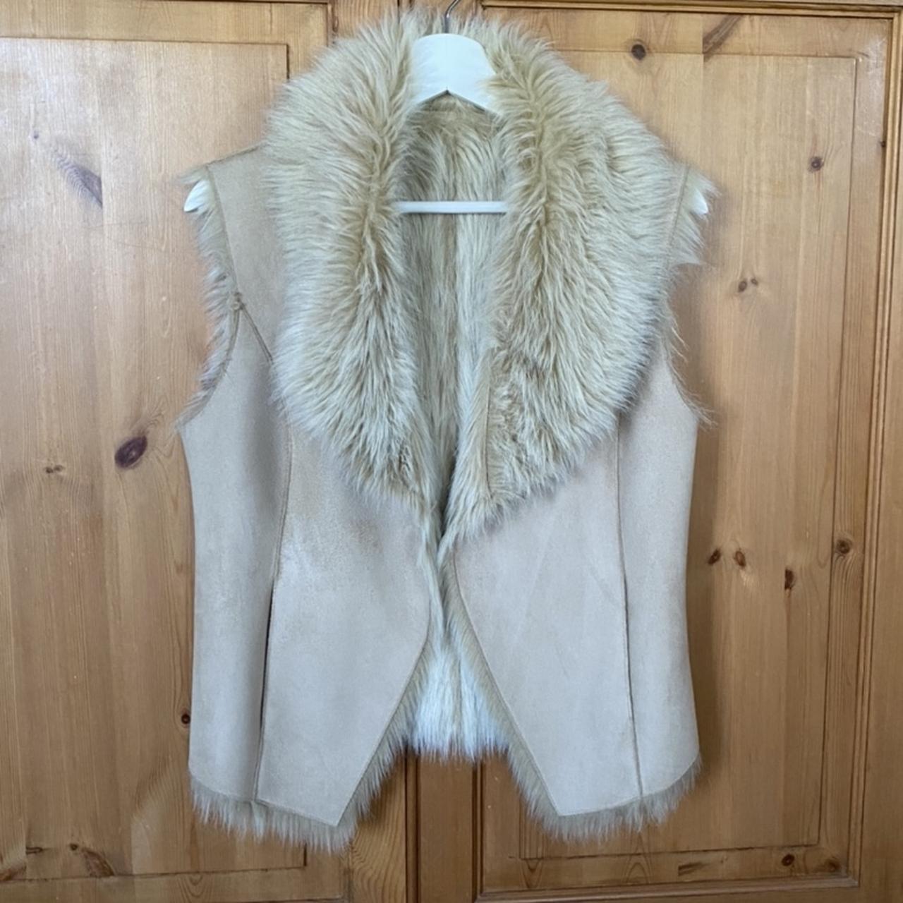 Faux fur clearance gilet oasis